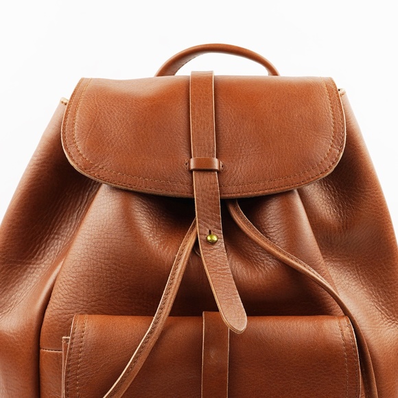 Madewell Bags New Madewell The Transport Rucksack In English Saddle
